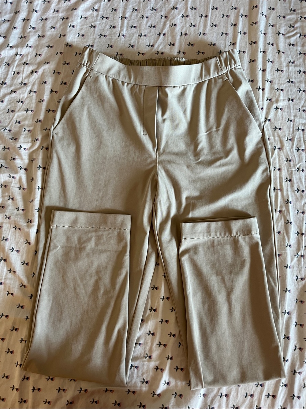 lululemon athletica Straight-Leg Pants in Light Beige